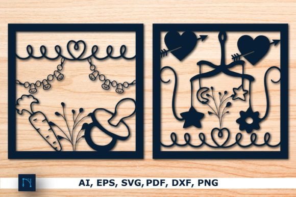 Download New Baby Paper Cut Bundle SVG Cut File - Baby paper cut Collection