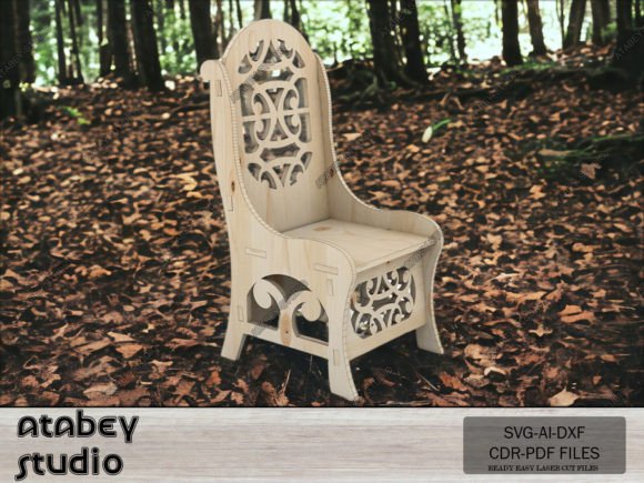 Download Plywood Mini Chair Decor - Vector Plans - Chair Collection