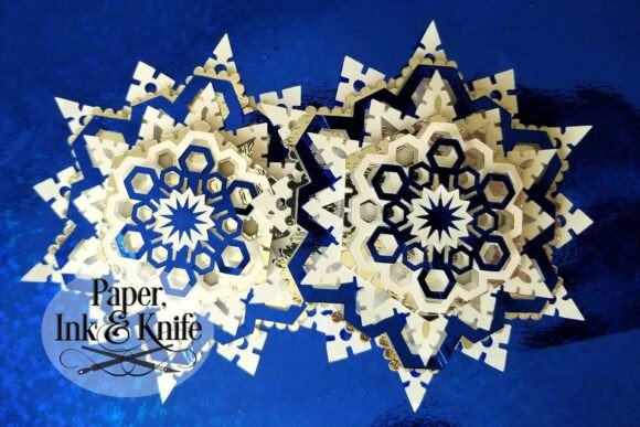Download Snowflake Layered Paper Ornament - Premium Resources