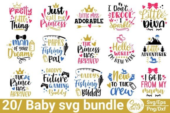 Download Baby SVG Bundle, Baby Shower SVG Bundle - Baby shower Collection
