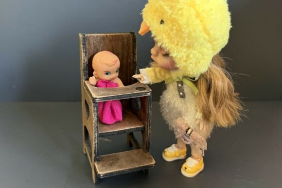 Download Dollhouse High Baby Chair - Chair Collection