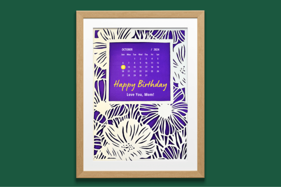 Download October Birth Flower Papercut Template - Papercut template Collection