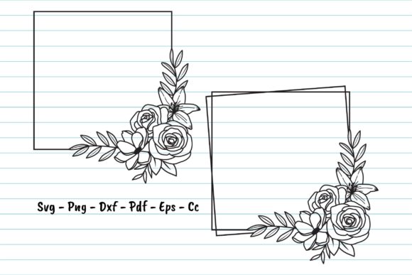 Download Floral Svg Floral Frames Svg Cut Files - Premium Resources