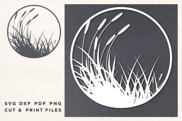 Download Grass, Papercut Template, Flowers, Laser - Papercut template Collection