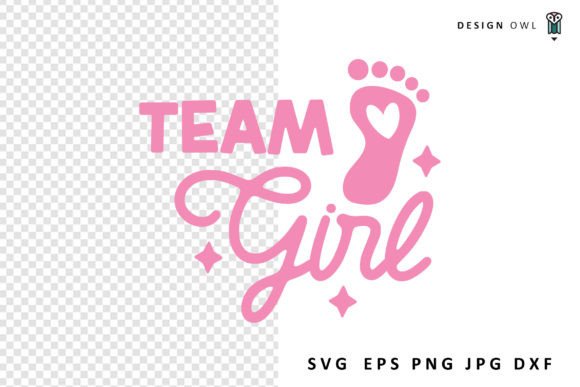Download Team Girl - Baby Shower SVG - Baby shower Collection