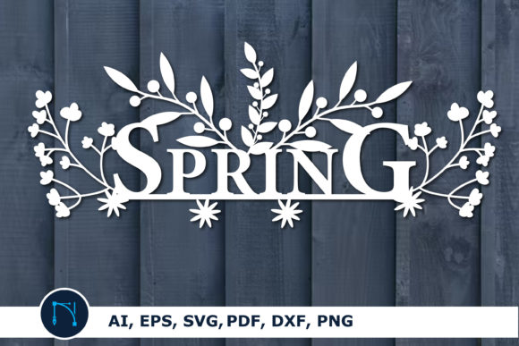 Download Spring Papercut Template SVG Cut File - Papercut template Collection
