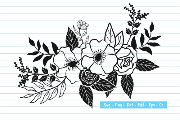 Download Flower Bouquet Svg Flower Svg Cut Files - Premium Bundle