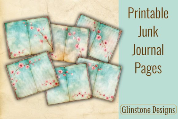 Download Sky Blossom Junk Journal Pages - Premium Resources