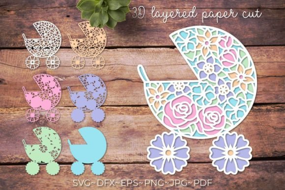 Download 3d Baby Shower Svg | New Baby Card - Baby shower Collection