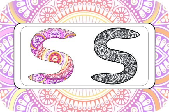 Download Layered Alphabet S Letter 3D Mandala SVG - Letter 3d Collection