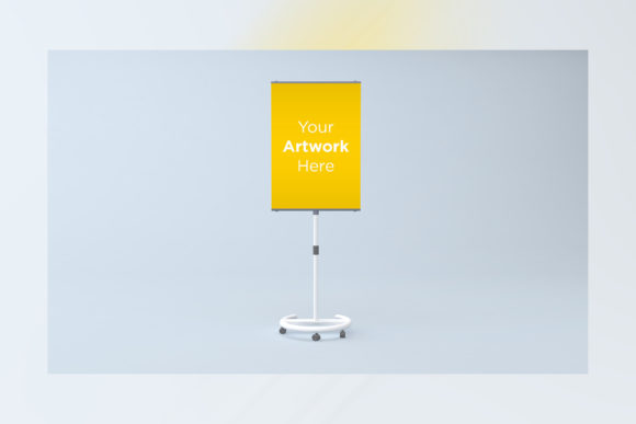 Download A Stand Advertising Board Mockup - Advertising board Collection