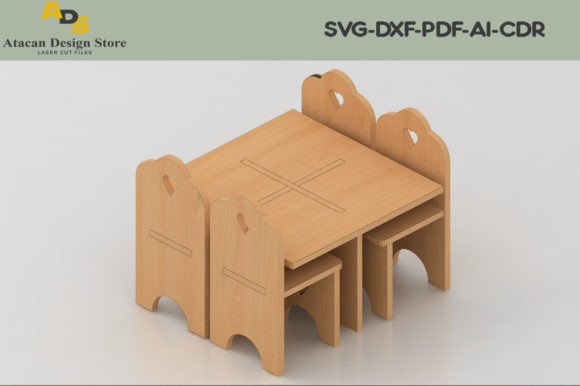Download Kid Mini Table and Chair Furniture Set - Chair Collection