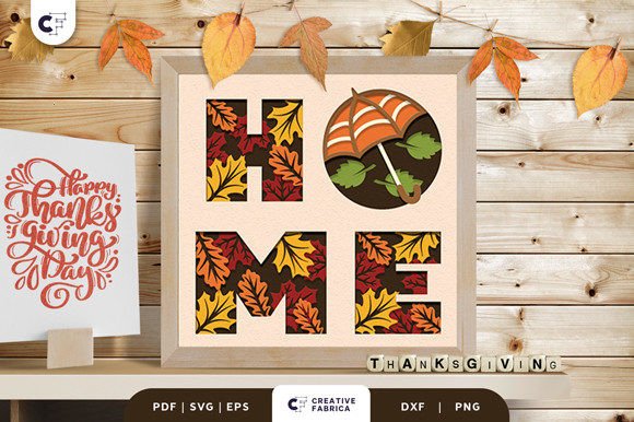 Download Autumn Umbrella HOME 3D Paper Cut - Home 3d paper cut Collection