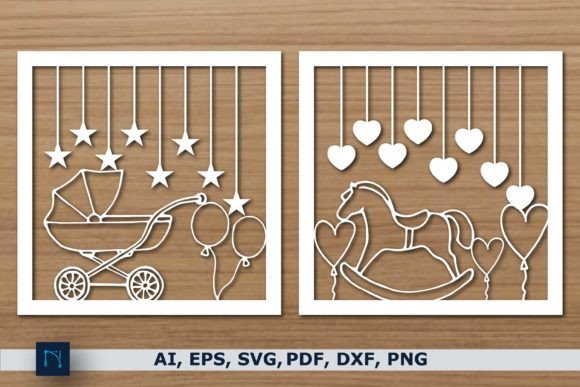 Download New Baby Paper Cut Bundle SVG Cut File - Baby paper cut Collection
