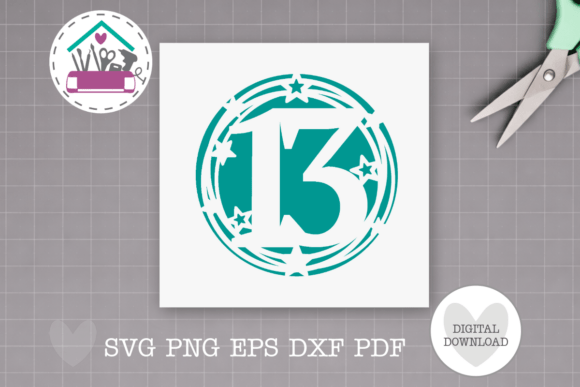 Download 13th Birthday Card SVG Papercut Template - Papercut template Collection