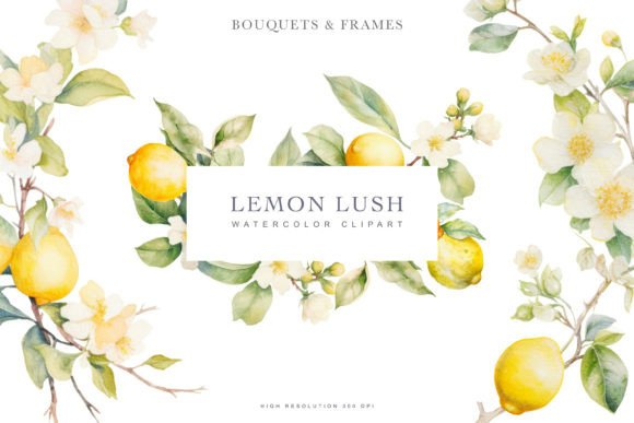 Download Watercolor Lemon Clipart Collection - Premium Resources