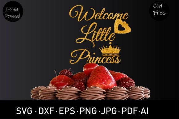Download Welcome Princess SVG, Baby Shower SVG - Baby shower Collection