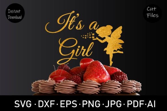 Download It's a Girl SVG, Baby Shower SVG - Baby shower Collection
