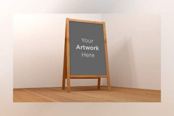 Download A Stand Advertising Board Mockup - Advertising board Collection