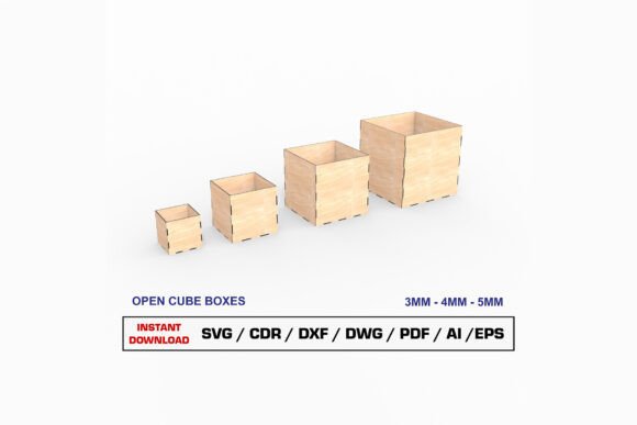 Download Cube Box Laser Cut File - Cube Collection