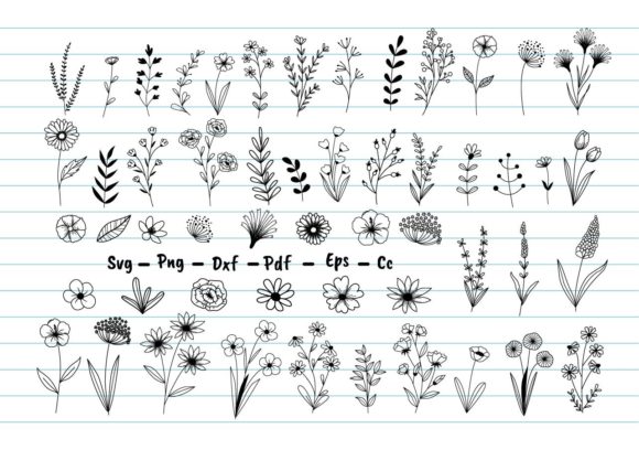 Download Flower Bundle Svg Flowers Svg Cut Files - Premium Resources