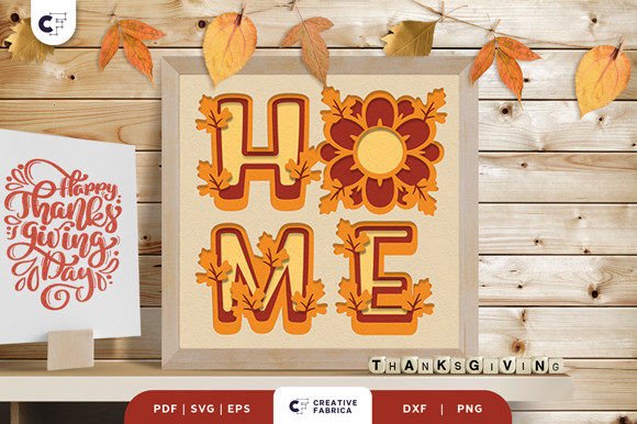 Download Sunflower HOME 3D Paper Cut SVG - Home 3d paper cut Collection