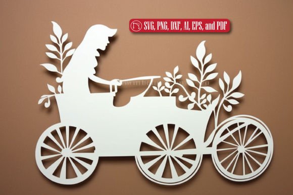 Download Pram New Baby Paper Cut SVG - Baby paper cut Collection