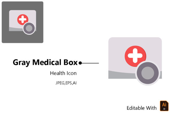 Download Medic Icon - Gray Medical Box - Medical box Collection